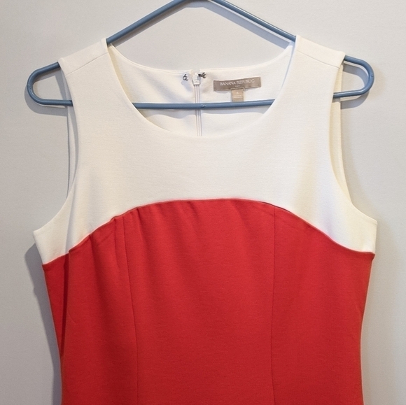 banana Republic sleeveless fitted dress sz 6 - Picture 2 of 7